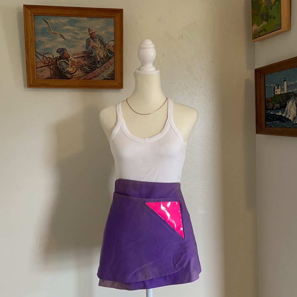 RARE Vintage Stephen Sprouse For Barneys Skirt